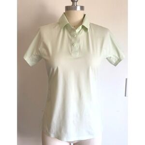 Descente Golf Pro Women's Short Sleeve Polo Top-Mint Green-Size XS-RRP $348 NWOT